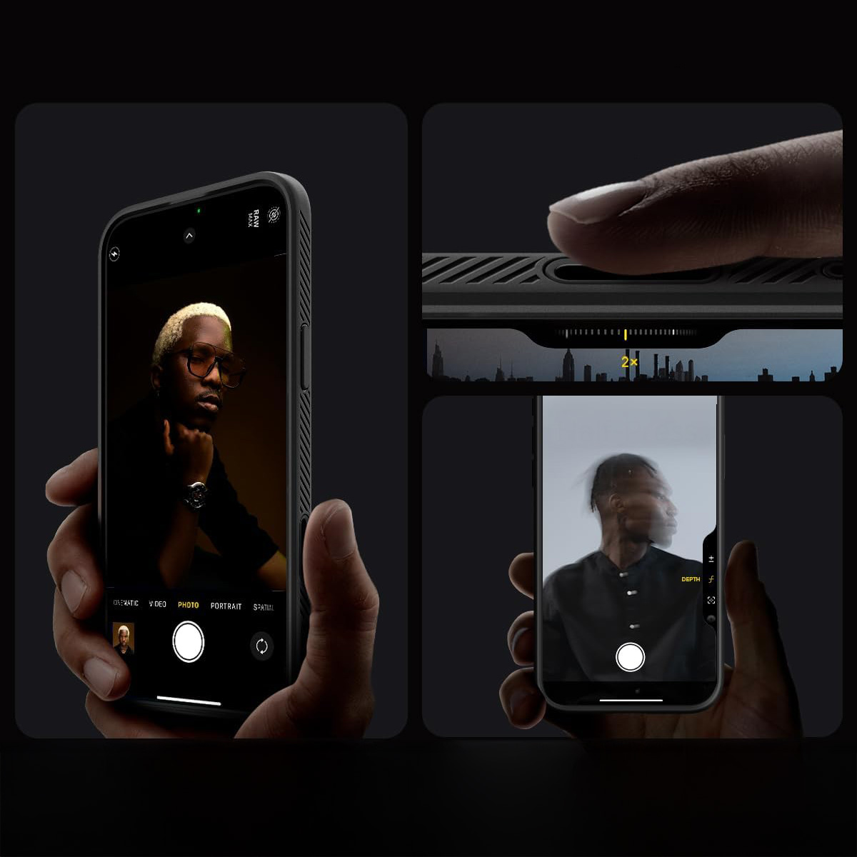 Etui Spigen Liquid Air T Mag MagSafe do iPhone 16 Pro Max, czarne